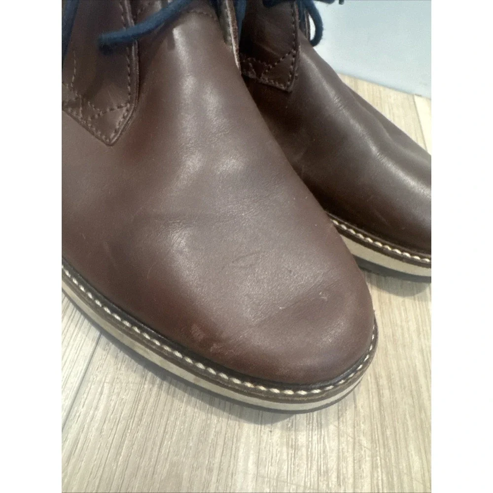 Men's Leather Lacoste Millard Chukka Boots Size 11‎ In Brown